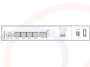 Widok wersji z zasilaniem 48V DC - Konwerter 1 linii E1 na Ethernet, TDM over IP, E1 over IP - RF-KNV-1E1-1FO-TDMoIP-SPC