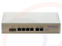 Widok na panel przedni i złącza Ethernet oraz optyczne - Konwerter wolnostojący 8 linii E1 na Ethernet, TDM over IP, E1 over IP z portem optycznym - RF-KNV-8E1-1FO-TDMoIP-D-PHT