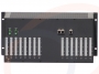 Widok panelu tylnego urządzenia ze złączami - Modułowy konwerter TDMoIP 90 linii E1/SDH/PDH/FXO/FXS/Hot-Line/danych RS232/2/4-wire - RF-KNV-90E1-TDMoIP/OLT/ONU-SDH/PDH/FXO/FXS/Hot-Line/RS232/EM-PT