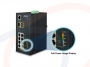 Switch zarządzalny przemysłowy PLANET 8 portów Gigabit Ethernet z 4 portami PoE+ i 2 portami SFP - IGS-4215-4P4T2S wyposażony jest w oznacznik obciążenia mocy PoE