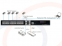 Schemat przykładowego połączenia i wykorzystania Switch optyczny Gigabit Ethernet zasilanie PoE zarządzalny 24 porty RJ45 FE,2 porty RJ45 1G, 2 porty - RF-SW24xRJ45-2x1Gb-2xSFP-7224E-POE-L2-UTP