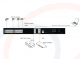Schemat podłączenia z przykłądem wykorzystania Switch optyczny Gigabit Ethernet zasilanie PoE zarządzalny 16 portów RJ45 FE,2 porty RJ45 1G, 2 port - RF-SW16xRJ45-2x1Gb-2xSFP-7216E-POE-L2-UTP