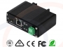 Widok panelu przedniego Media konwerter Gigabit Ethernet z zasilaniem PoE 15.4W 12V (Power over Ethernet) z portem optycznym - RF-MK-INDU-GE-SFP-POE-12V/12V