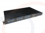 Widok lewy bok Switch optyczny Gigabit Ethernet zasilanie PoE zarządzalny 24 porty RJ45 FE,2x RJ45 1G, 2x SFP - RF-SW24xRJ45-2x1Gb-2xSFP-7524GE-POE-A1-UTP