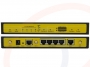Widok interfejsów panelu przedniego i tylnego Przemysłowy router IP LTE/3G/WCDMA/HSPA, dual SIM, 4 x LAN, WiFi, 1 x RS232 - RF-R6483W