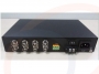 Panel tylny złącza E1 Konwerter wolnostojący 4 linii E1 na Ethernet, TDM over IP, E1 over IP z portem Combo SFP+RJ45 - RF-KNV-4E1-1Combo-TDMoIP-D-FBS