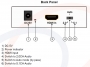 Opis złącz panrlu tylnego Rozdzielacz audio z sygnału HDMI na SPDIF oraz audio stereo - RF-EXT-AUD-HDMI-SPDIF-FOX10H