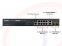 Interfejsy przód Switch Planet 10 portów RJ45, 8 portów z PoE 1000M Gigabit zarządzalny + 2 porty Gigabit SFP - GS-4210-8P2T2S