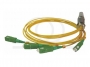 RF-KPRE-Q kabel światłowodowy, profesjonalne rozszycie światłowodu, zakończenie pigtailami