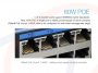 Zasilanie do 60 W na port Switch przemysłowy 1000M Ethernet 4 porty RJ45 z zasilaniem PoE 60W + 2 x SFP 1000M Ring - RF-SW-1000M-7304GE-POE-UTP