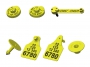 kolczyki dla zwierzat RFID FDX-B rodzaje i rozmiary
