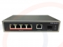 Panel przedni Switch 4 porty PoE 802.3af/at Gigabit Ethernet + 1 up link Gigabit Ethernet + 1 SFP 1G - POE-S1104GB