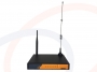 Widok z antenami LTE oraz Wifi - Przemysłowy router IP LTE/3G/WCDMA/HSPA, 4x LAN, 1x WAN, WiFi, 1x RS232/485 - RF-R5011W