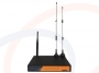 Widok z antenami, antena Wifi, Antena GSM - Przemysłowy router IP dual sim LTE/3G/WCDMA/HSPA, 4x LAN, 1x WAN, WiFi, 1x RS232/485 - RF-R5012W
