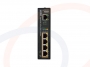 Widok panelu przedniego Extender repeater rozdzielacz PoE Planet, Gigabit Ethernet 4x 25W (Power over Ethernet) - IPOE-E174
