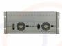 Panel tylny z zasilaniem AC + DC Konwerter 100 analogowych linii telefonicznych, 4 portów Gigabit Ethernet na światłowód 20km - RF-TES-POTS-100FXO/FXS-4E1000M-SM/SX-WDM-10-20km
