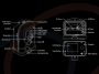 Opisy wejść, wyjść i częsci kamery - Kamera pułapka dla leśnika 12MPix HD, fotopułapka, monitoring lasu - RF-TRAPCAM-E100-ERE
