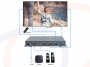 Schemat zastosowania - Procesor obrazu, kontroler TV Wall 2x2, 4 wyjścia HDMI, 1 wejście HDMI - RF-TVWALL-HDMI-2204S-LKM