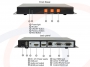 Opisy interfejsów panelu przedniego i tylnego - Urządzenie wstawiające logo, napis w sygnał wideo HDMI, zarządzalne IP - RF-CPTADD-240-LKM