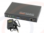 Widok urządzenia z zasilaczem - Mini konwerter enkoder do sieci IP sygnałów HDMI i VGA H.264 dwukierunkowe audio - RF-MINI-ENCO-HDMI-VGA-2MEC-Tx