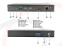 Opis interfejsów panelu przedniego i tylnego - Mini konwerter enkoder do sieci IP sygnałów HDMI i VGA H.264 dwukierunkowe audio - RF-MINI-ENCO-HDMI-VGA-2MEC-Tx