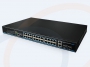 Prawa strona - Switch optyczny Gigabit Ethernet zasilanie PoE zarządzalny 24 porty RJ45 GE,2x RJ45 1G, 2x SFP - RF-SWMNG24GE-2GE-2SFP-GSW2404-POE-UTP