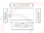 Wymiary urządzenia - Switch 8-portowy z funkcją POE - RF-UTP-SW08-POE