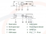 kstender sygnału HDMI RF-VE676W-EWD - opis interfejsu RX