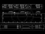 Nadajnik optyczny SAT TV 1550nm 950-5500MHz Modulacja zewnętrzna złącze optyczne tył