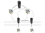 Przykłąd zastosowania media konwertera 2 porty rj45 port SFP gigabit ethernet