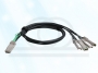 Kabel breakout QSFP+ 40G na 4 x SFP+ 10G